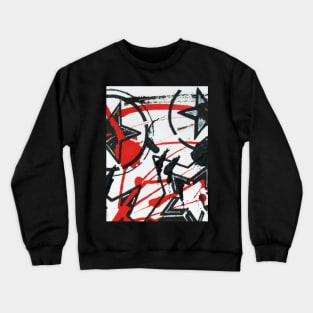 Star Design 1 Punk Version Crewneck Sweatshirt